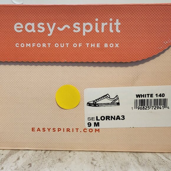 Easy Spirit Womens Lorna Lace White - Faux Leather 9M - A020 - Picture 4 of 9